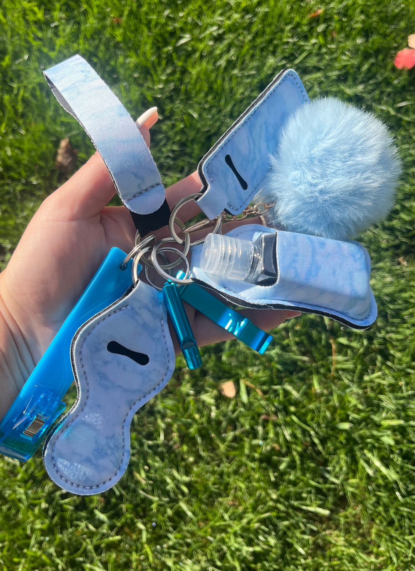 SAFETY KEYCHAIN (Sky Blue)