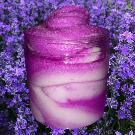 LAVENDER FOAMING SUGAR SCRUB (15oz)