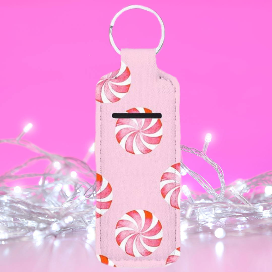 CHRISTMAS LIP BALM KEYCHAIN