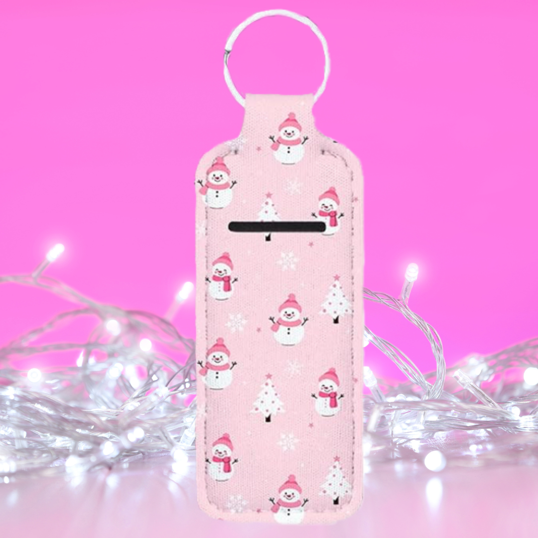 CHRISTMAS LIP BALM KEYCHAIN