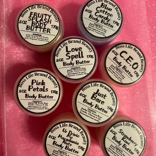 BODY BUTTER SAMPLE BUNDLE (8 samples)