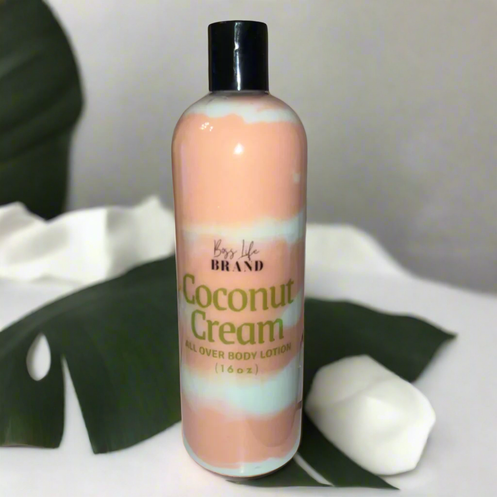 COCONUT CREAM BODY LOTION (16oz)